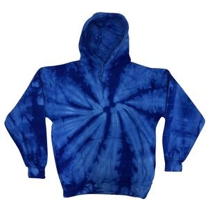 Blue Tie-Dye Hoodie